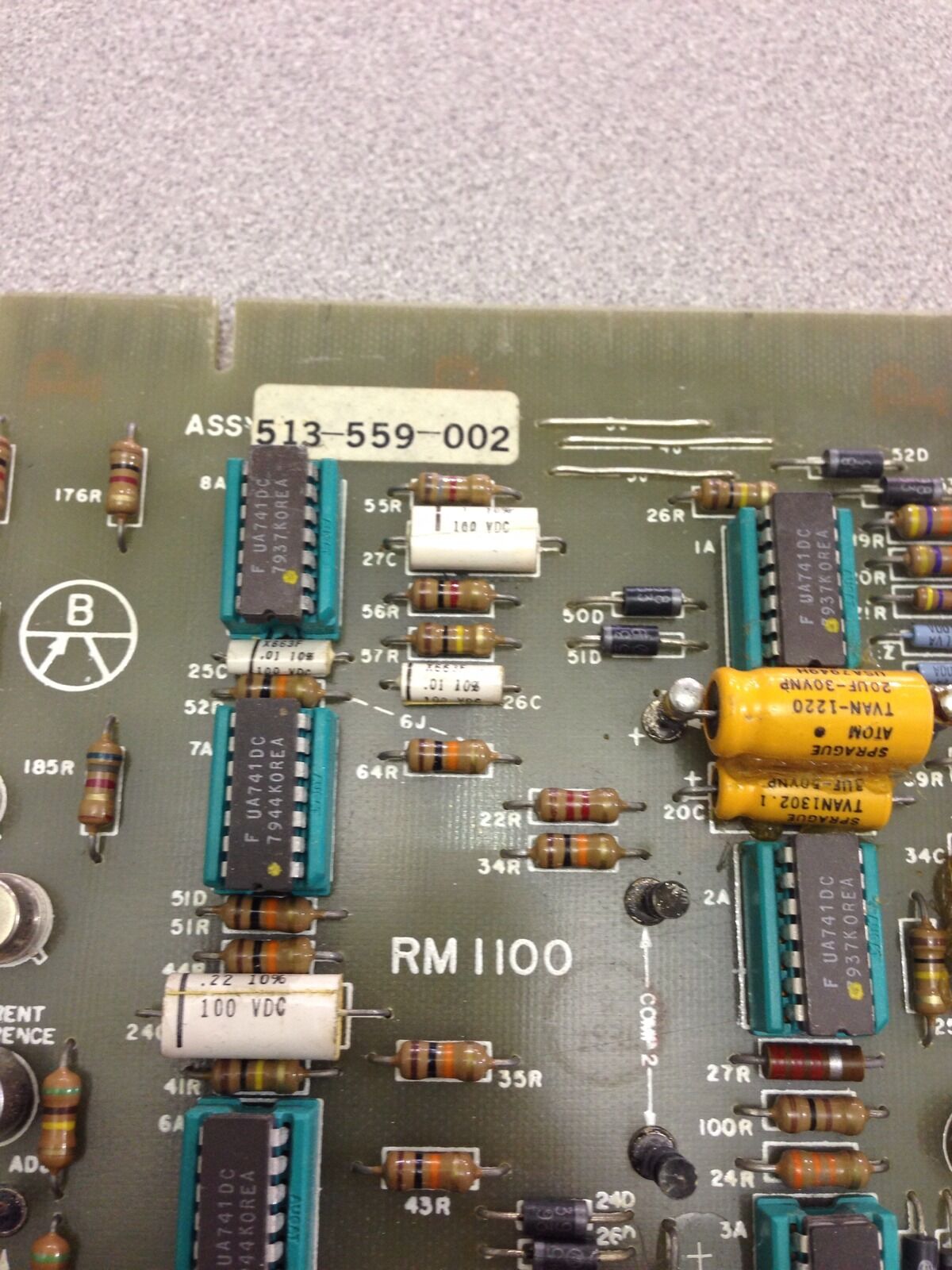 USED BURTON RM 1100 413-048 CONTROL BOARD 513-559-002