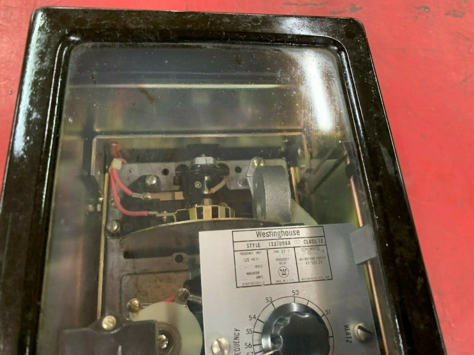 USED WESTINGHOUSE CF-1 UNDER FREQUENCY RELAY 1337D98A 02 CLASS 1E
