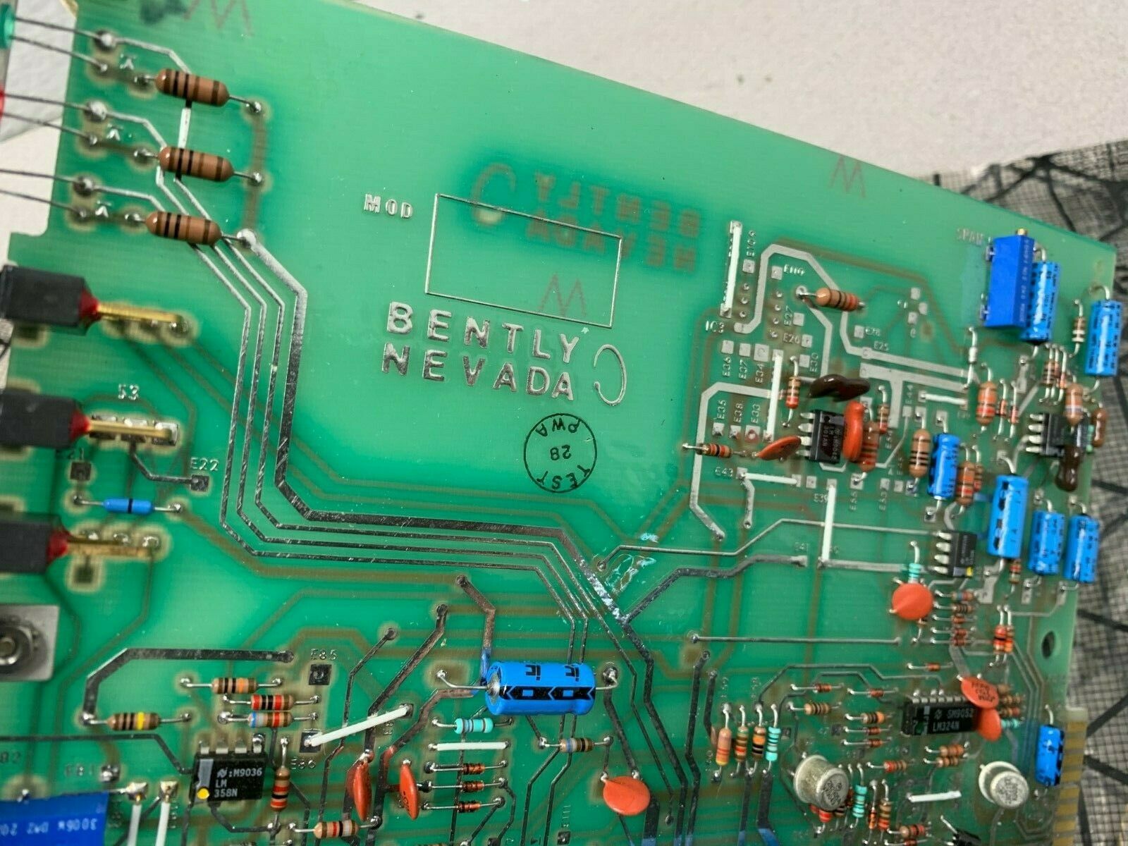 NEW NO BOX BENTLY NEVADA 150767-01 VIBRATION MONITOR PWA 24717-01T