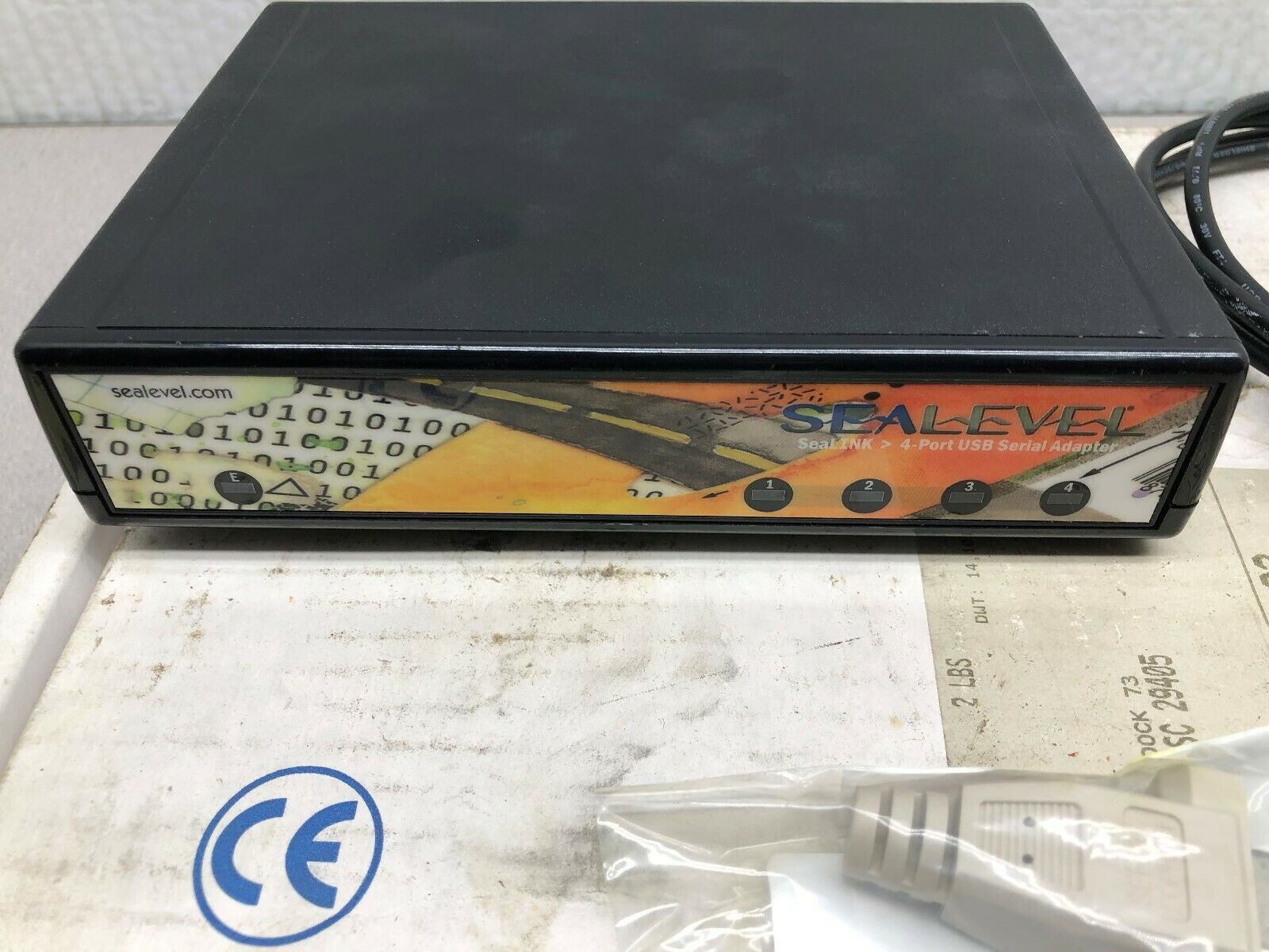 NEW IN BOX SYSTEMS INC SEALEVEL4 PORT RS-422/485 USB SERIAL HUB 2402-ROHS