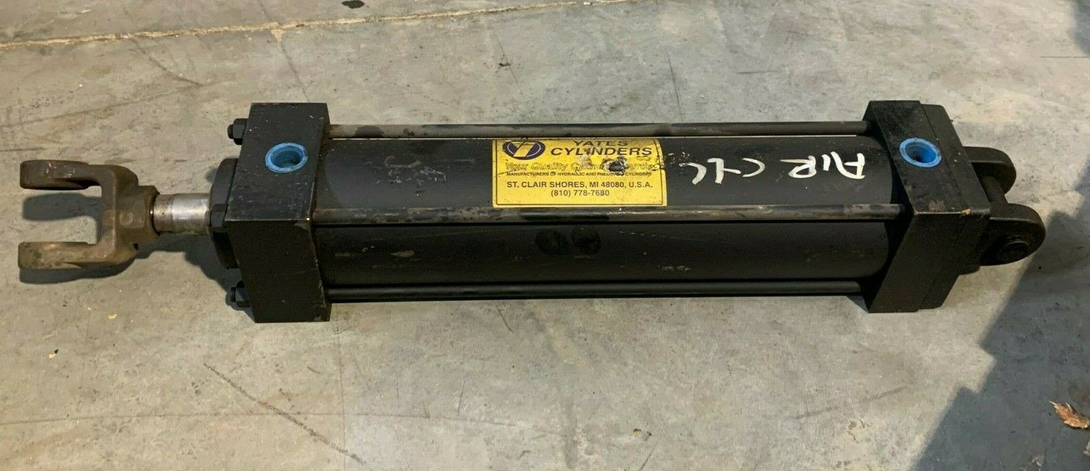 NEW NO BOX YATES INDUSTRIES CYLINDER 3.2" BORE 12" STROKE A4DC-N