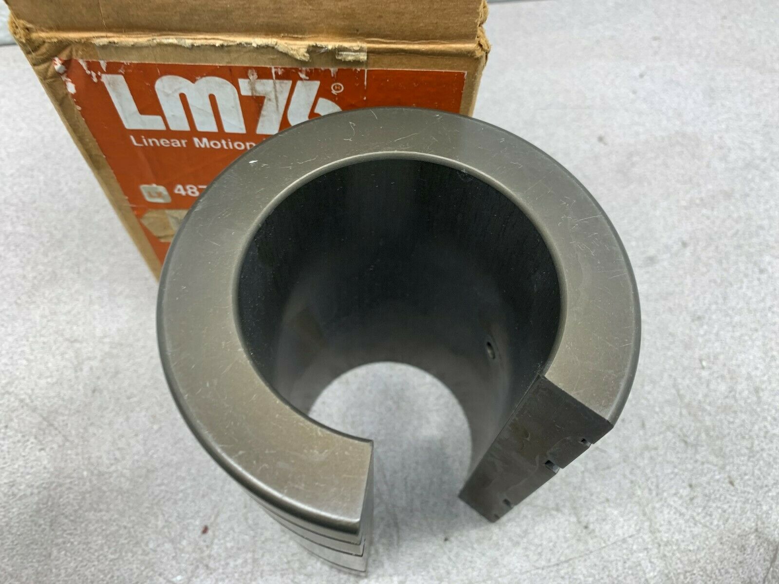 NEW IN BOX LINEAR MOTION LM76 OPEN LINEAR BEARING LX4872-48