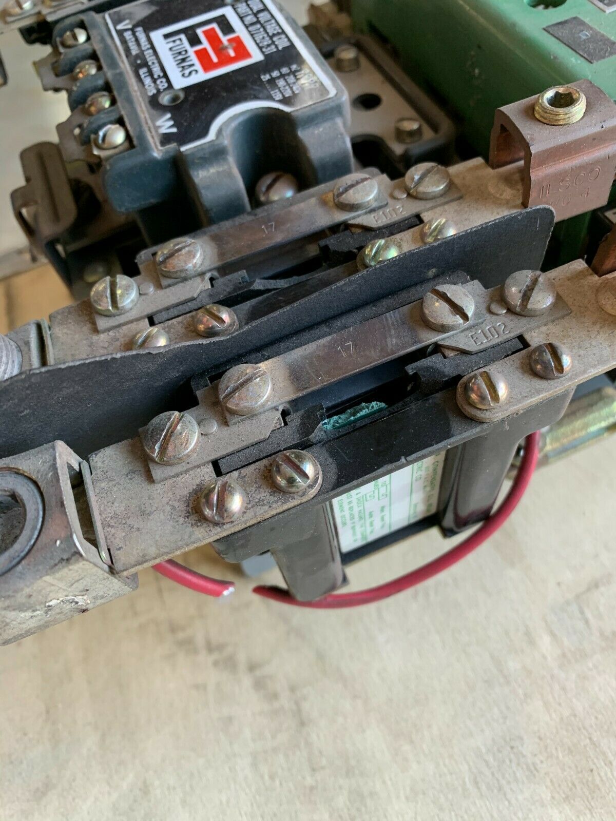 USED FURNAS SIZE 4 REVERSING STARTER 40JB32AAA WITH 14JB32AA81A AND D71628-31