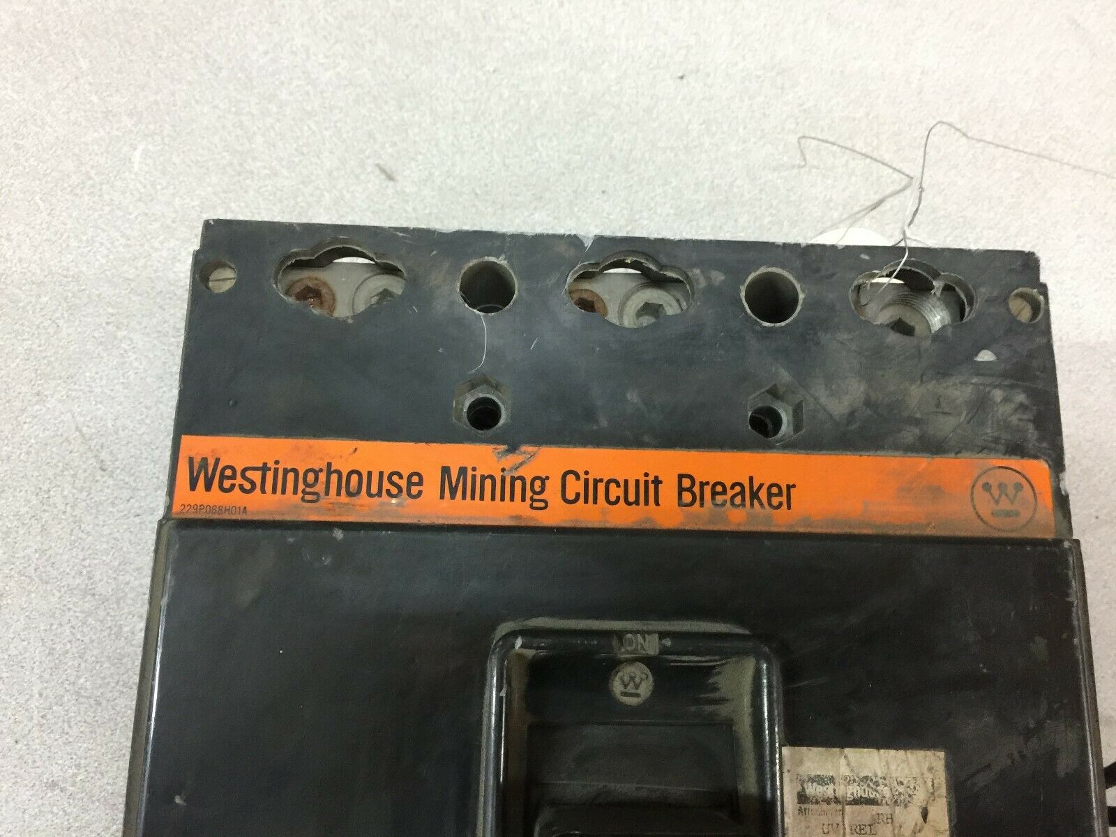 USED WESTINGHOUSE 400AMP 3POLE 600VAC MINING BREAKER 2602D99G06