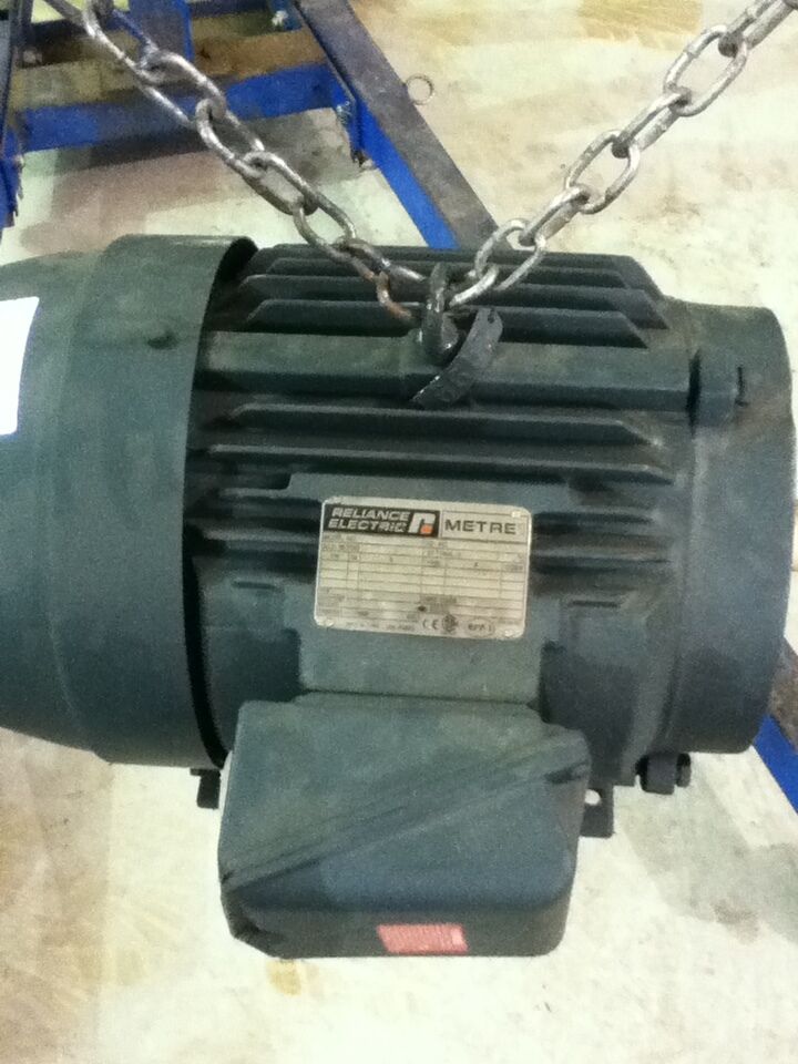 NEW RELIANCE 7.5 HP MOTOR 2875/3500 RPM ML3G7463 METRE 1