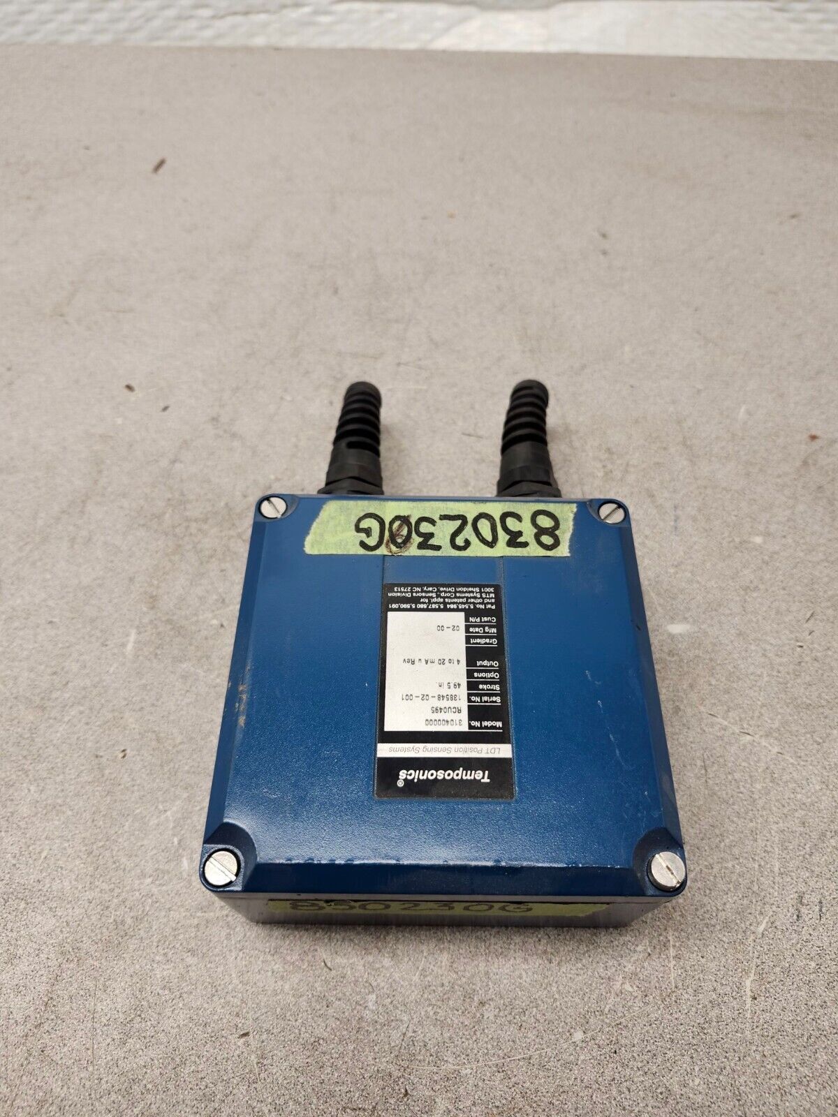 USED TEMPOSONICS LDT POSITION SENSING SYSTEM 310400000 RCU0495