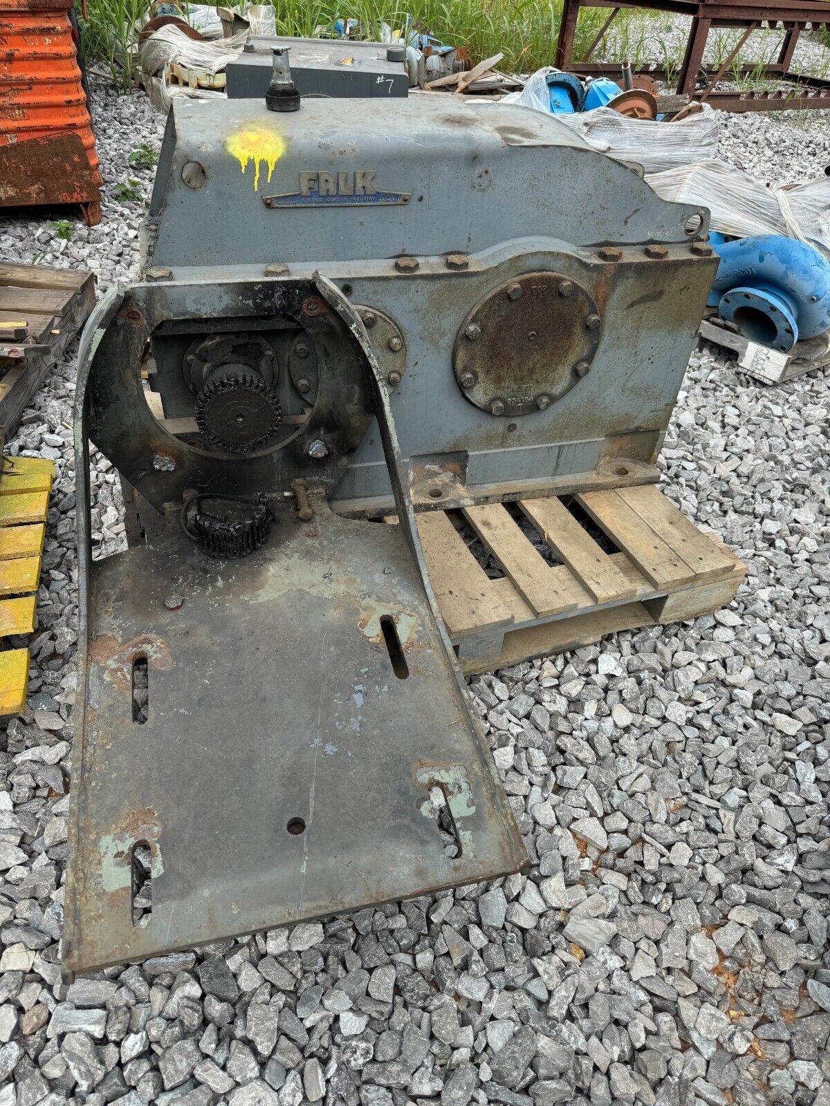 USED FALK ENCLOSED GEAR DRIVE SPEED REDUCER 32.17 RATIO 2100Y2-L