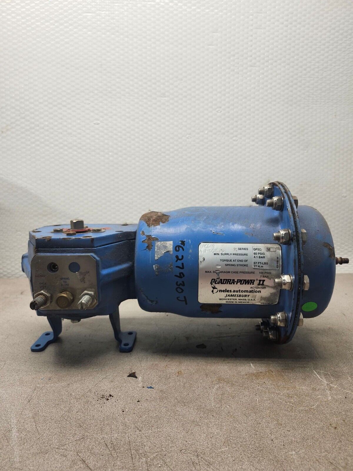 USED SPRING DIAPHRAM ACTUATOR QP2C/M QUADRA-POWR II