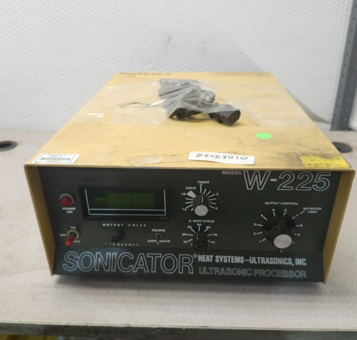 USED Sonicator Ultrasonic Processor Heat Systems W-225