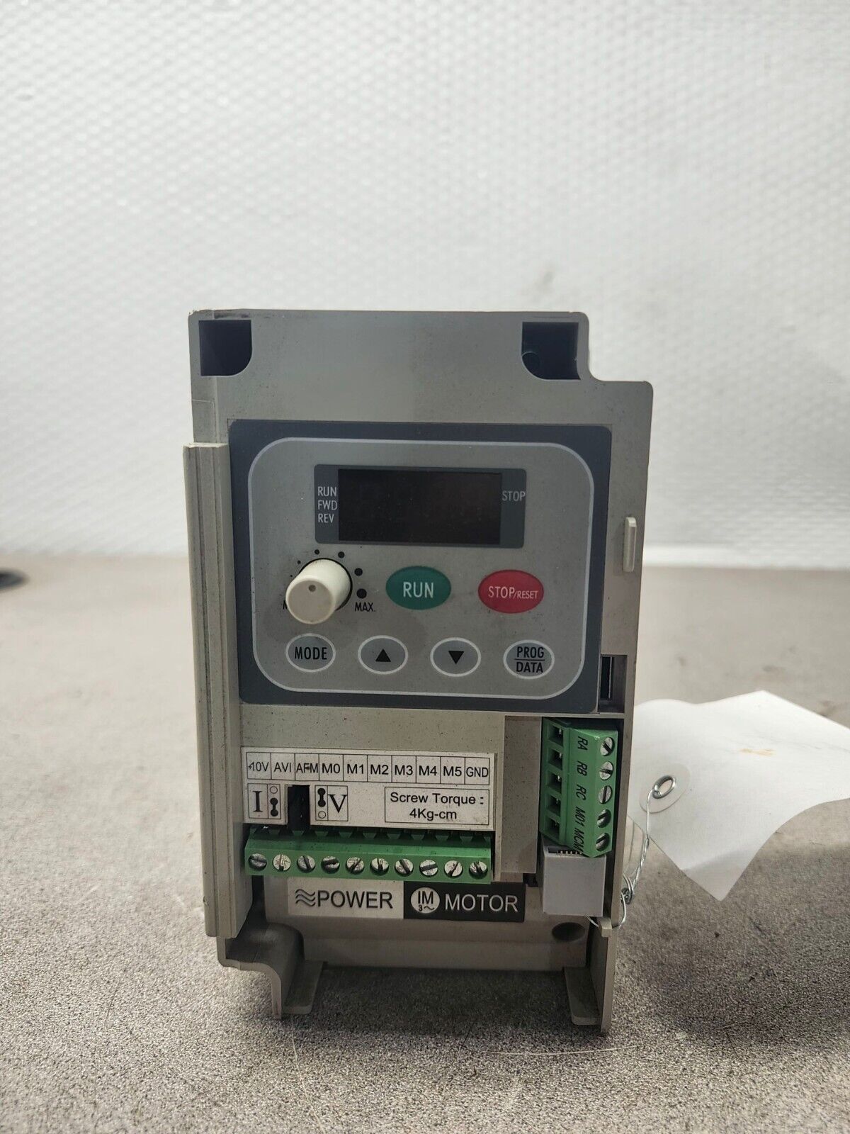 USED Delta Variable Frequency Drive 1 Phase 100-120V 50/60Hz 9.0 Amp VFD004S11B