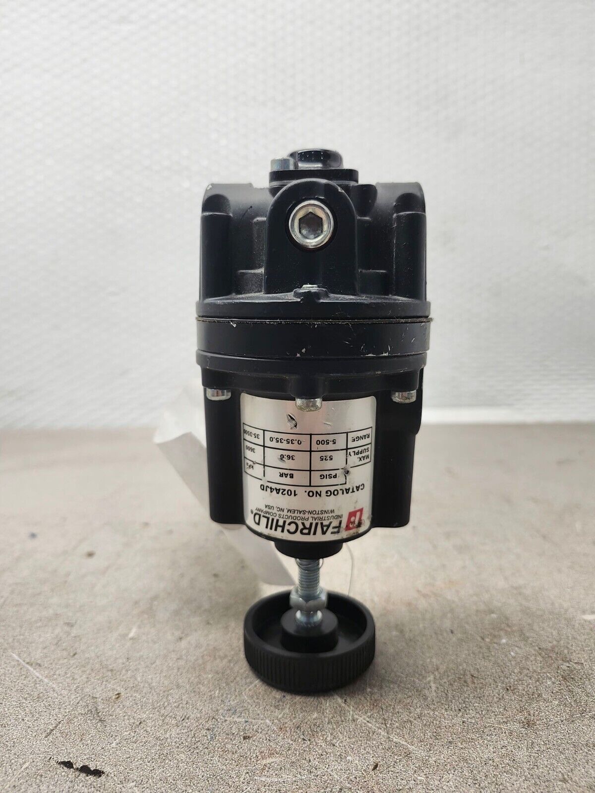 NEW NO BOX FAIRFIELD PNEUMATIC REGULATOR 102A4JD