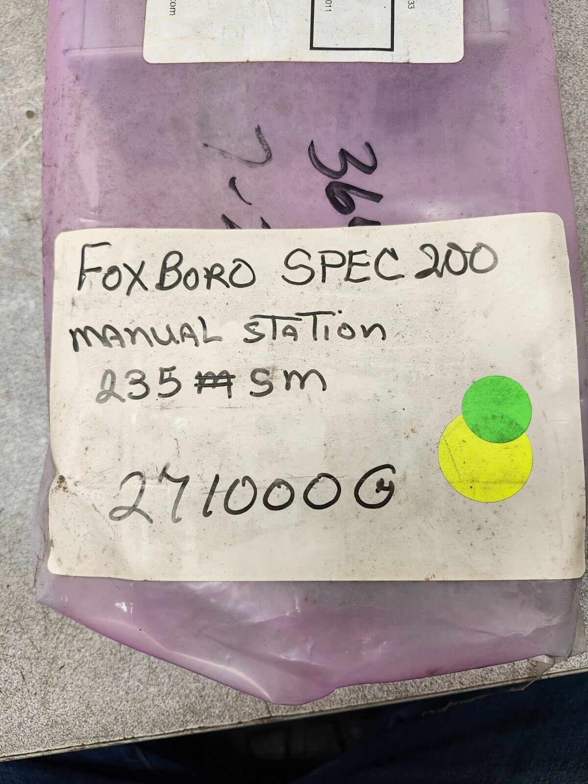 NEW IN BAG Foxboro, SPEC 200 MANUAL STATION, 235SM