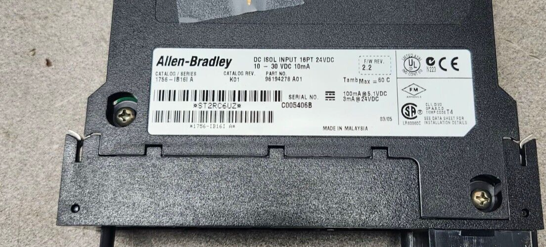 NEW IN BOX Allen Bradley DC Isolated Input 16PT 24VDC 1756-IB16I