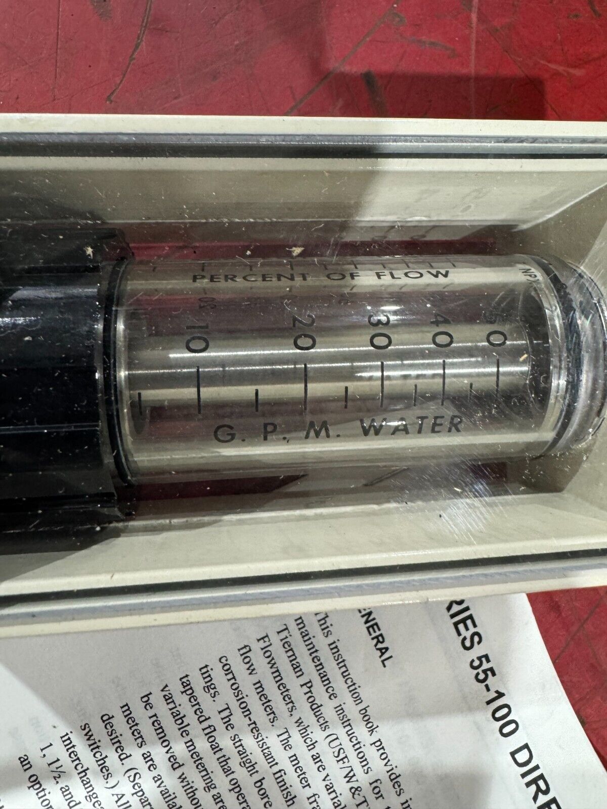 NEW IN BOX US FILTER DIRECT VIEW FLOWMETER 5510A02132XXLX