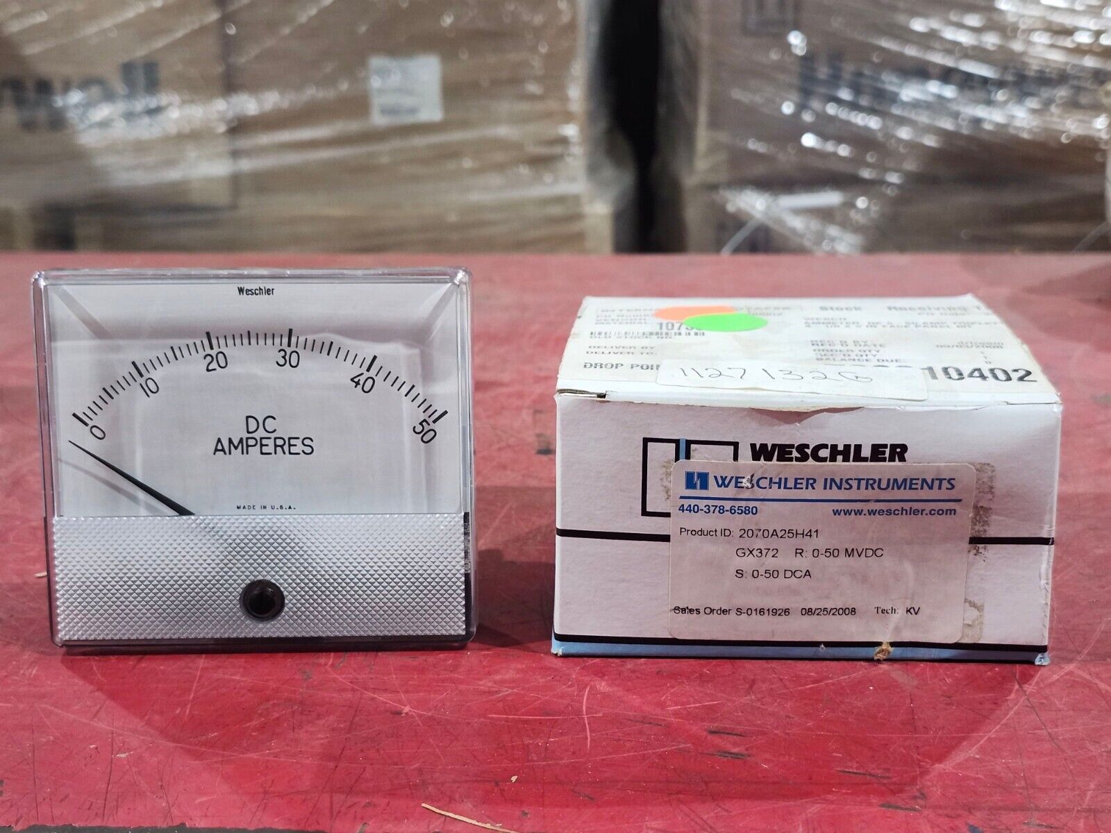 NEW IN BOX WESCHLER PANEL METER 2070A25H41