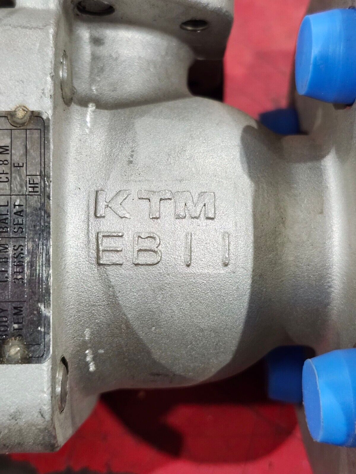 NEW KTM 1" CLASS 150 STAINLESS WOG 275 BALL VALVE EB100