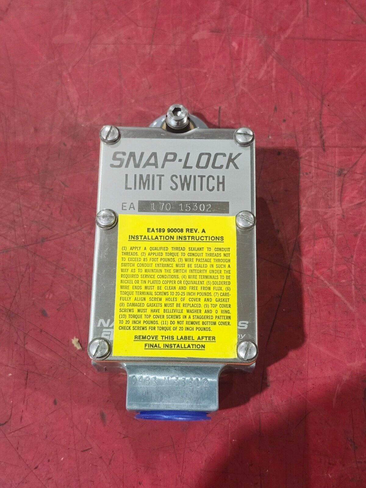 NEW IN BOX NAMCO SNAP-LOCK LIMIT SWITCH EA170 15302 N