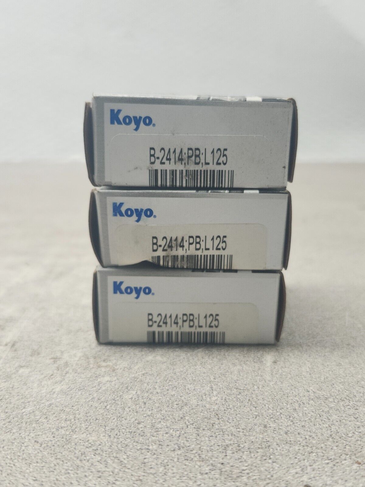 NEW IN BOX LOT OF 3 KOYO ROLLER BEARINGS B-2414;PB;L125