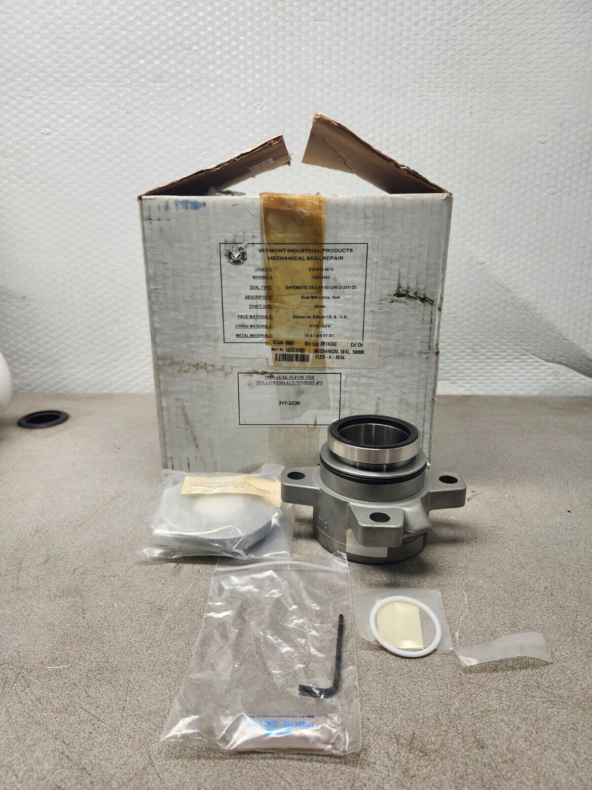 NEW IN BOX Dual Mechanical Seals Sulzer Process Pumps SE2-AP-50-QREQ-30