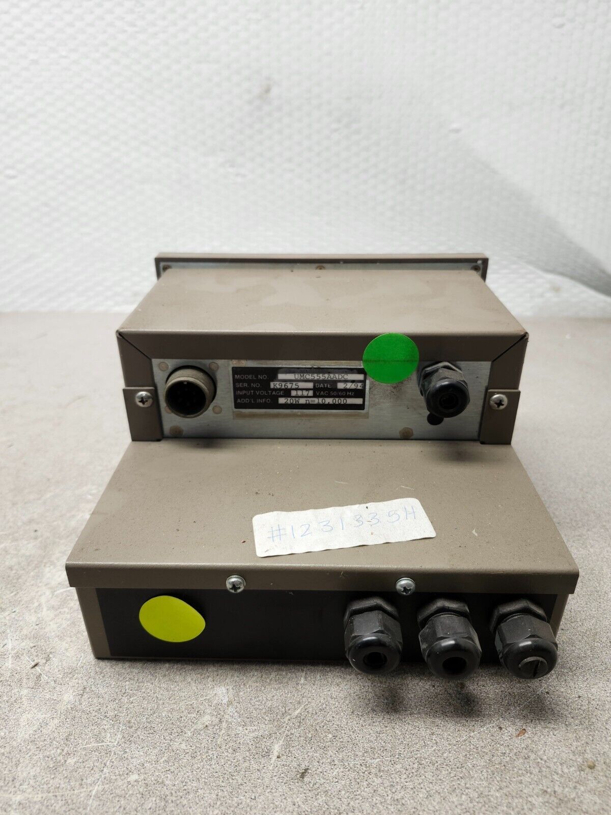 USED RICE LAKE,CONDEC/WEIGHT INDICATOR MODEL UMC555AADC