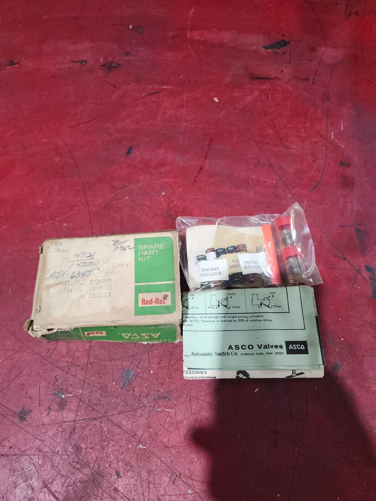 NEW IN BOX ASCO SPARE PART KIT 103-300