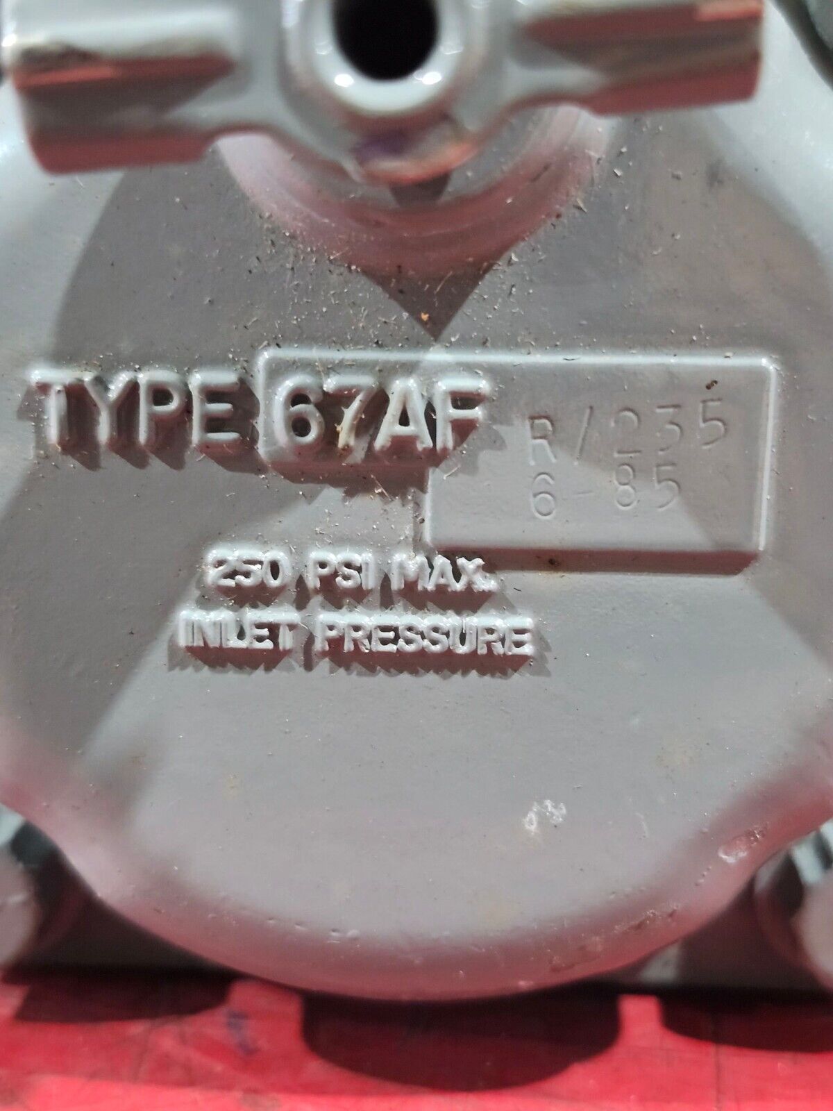 USED FISHER PRESSURE REGULATOR 67AF R/235