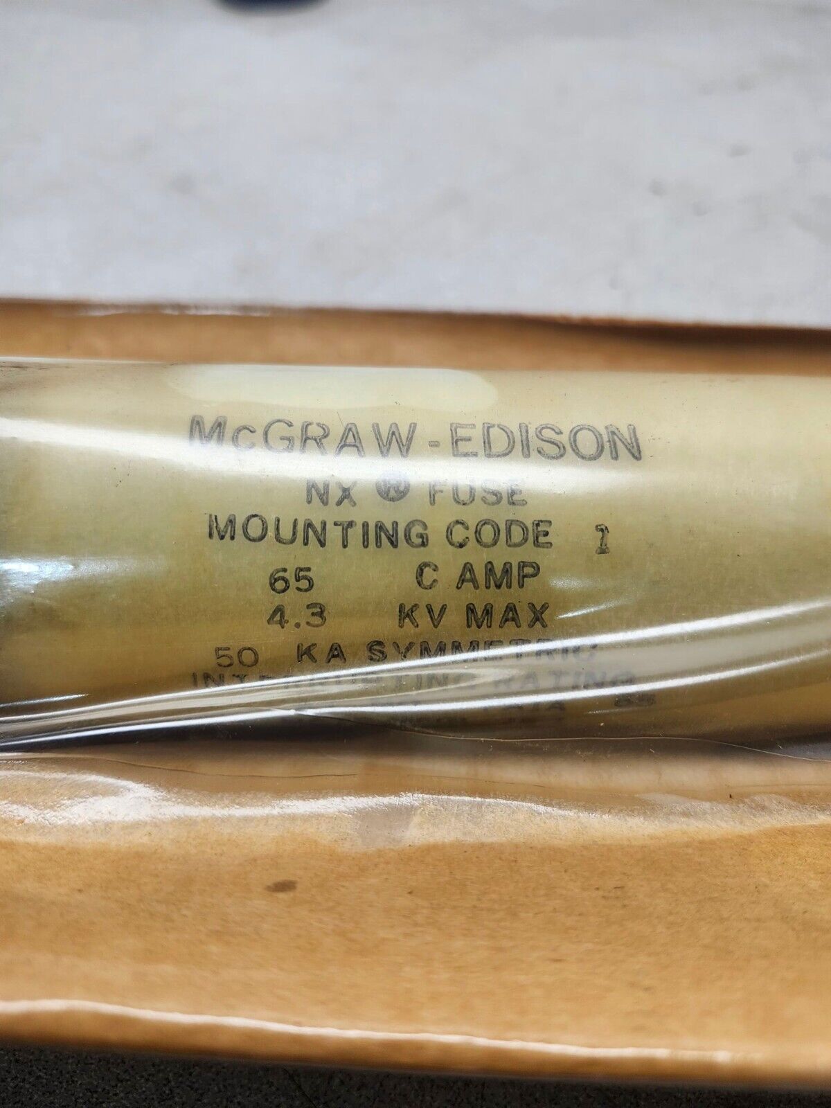 NEW IN BOX NX FA1H-25 NX INDOOR CURRENT LIMITING FUSE 25 AMP  McGRAW EDISON