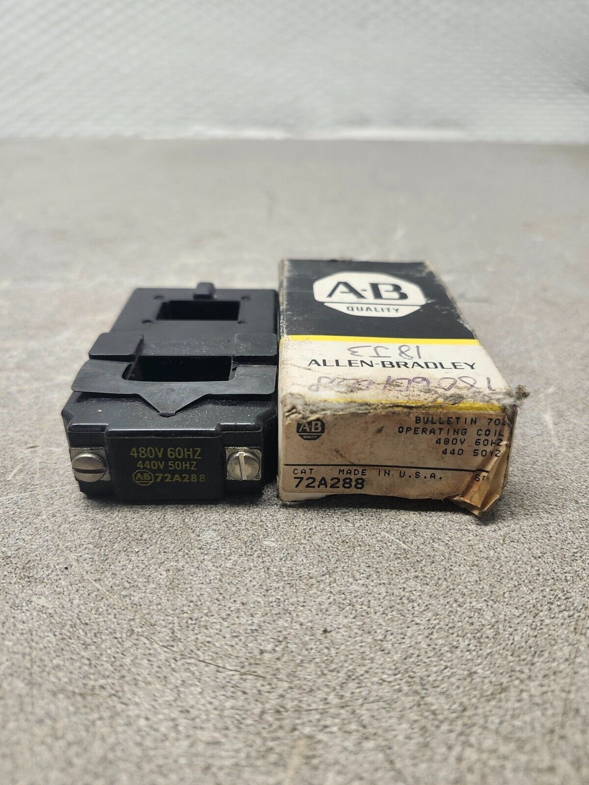 NEW IN BOX ALLEN BRADLEY OPERATING COIL 72A288