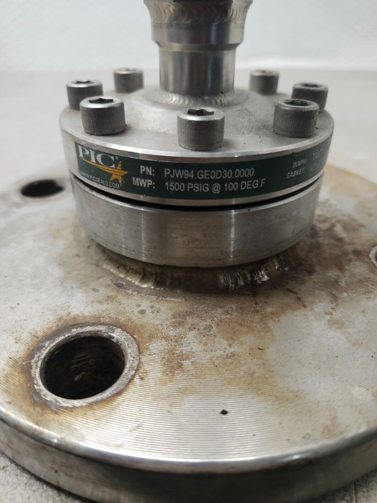 USED ROSEMOUNT PRESSURE TRANSMITTER 300S2AAE5 WITH HASC/M42041 4''-SCH 40