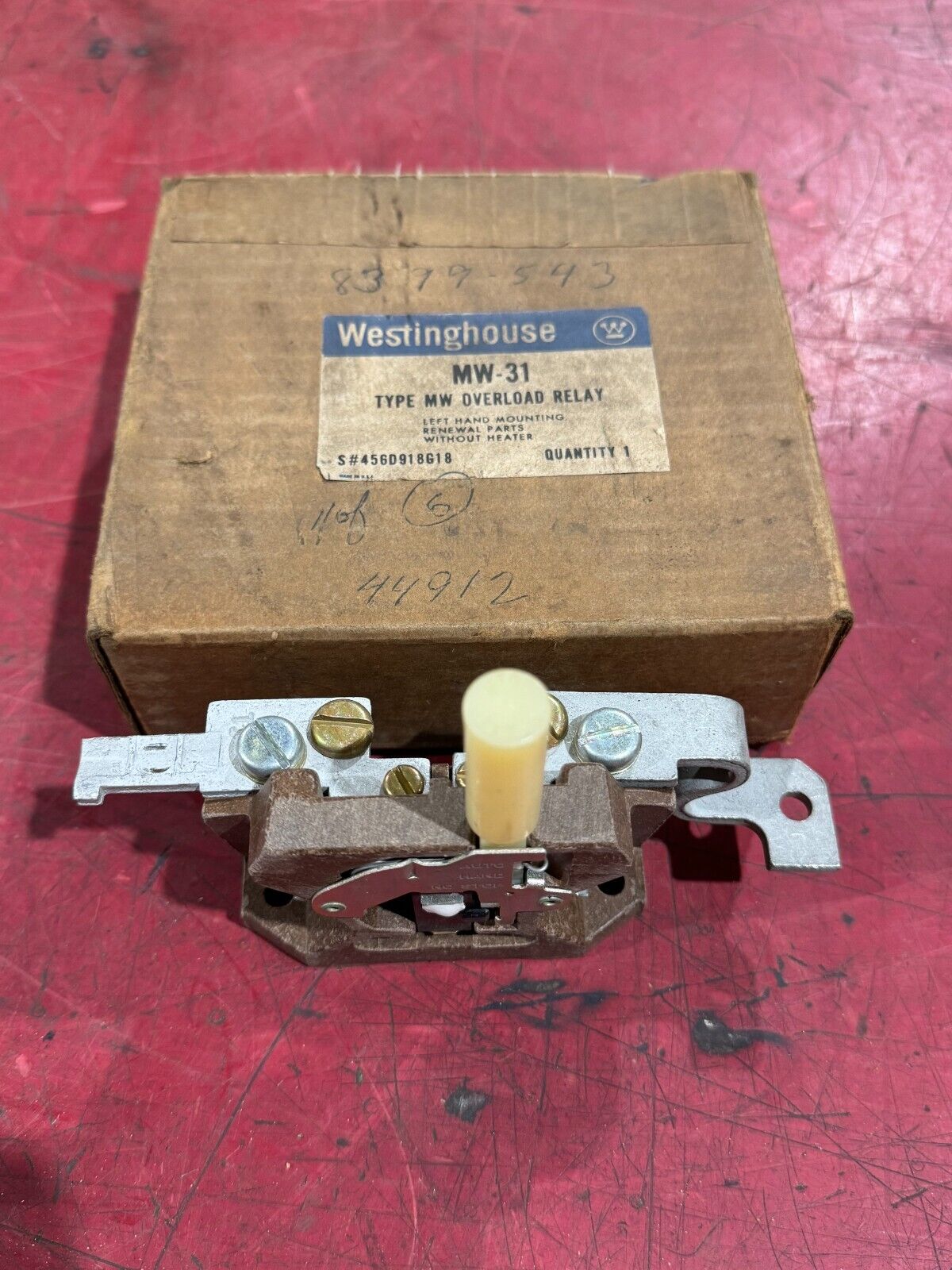 NEW IN BOX WESTINGHOUSE OVERLOAD RELAY MW-31