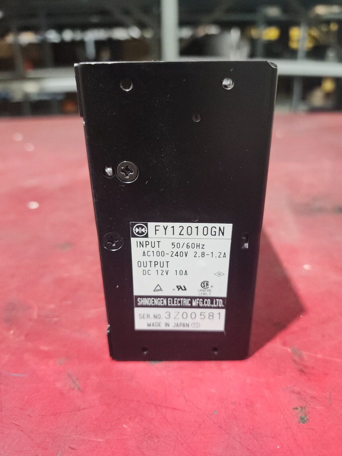 USED SHINDENGEN ELECTRIC POWER SUPPLY FY12010GN