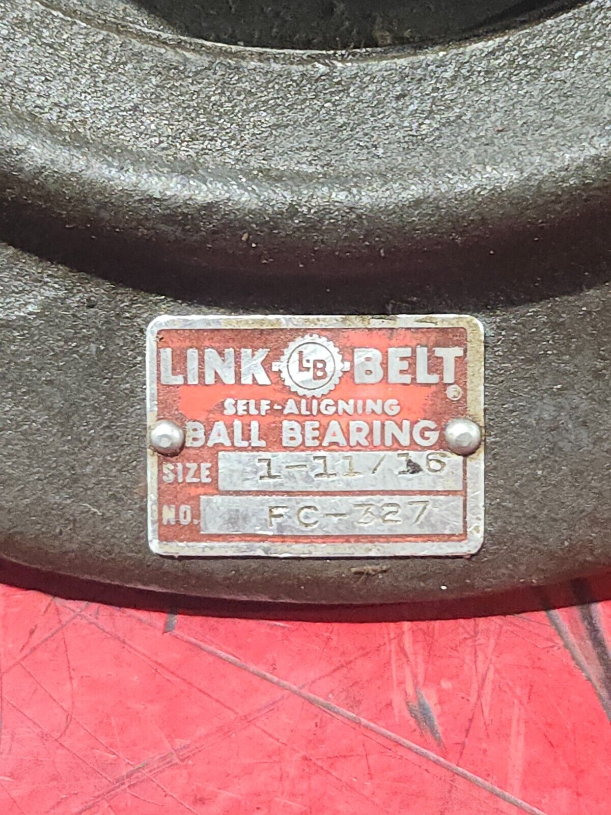 NEW NO BOX LINK-BELT Flange-Mount Ball Bearing  1-11/16'' 4-Bolt MOUNT FC-327