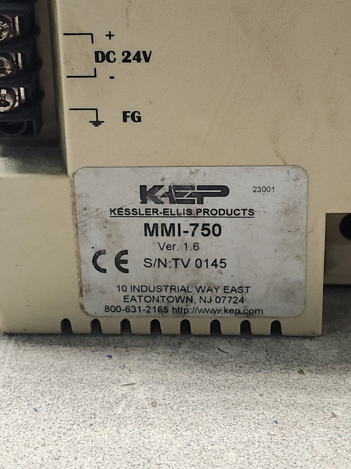 USED KEP TOUCH SCREEN MMI-750