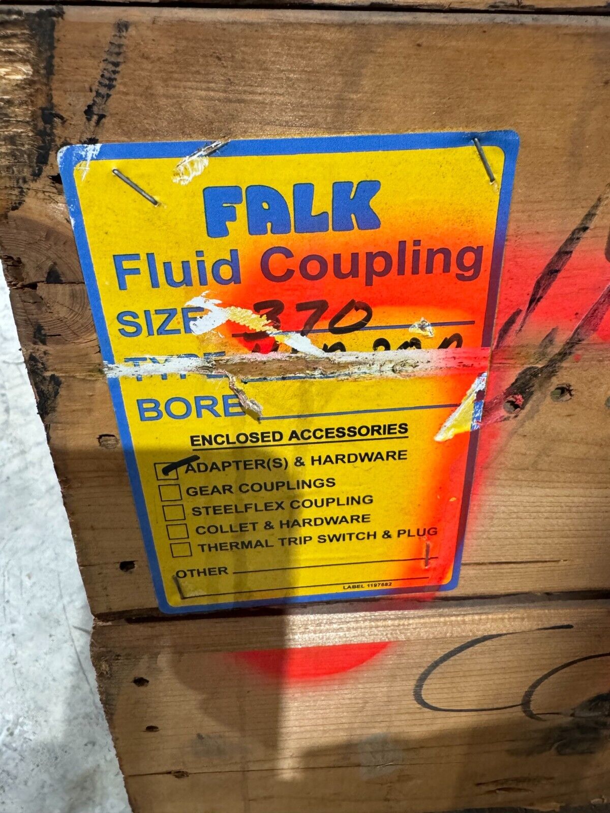 NEW FALK FLUID COUPLING 370HFD20