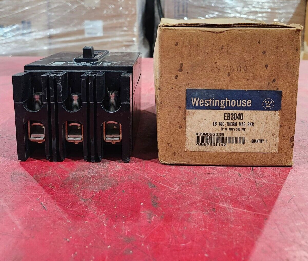 NEW IN BOX WESTINGHOUSE MAGNETIC CIRCUIT BREAKER EB3040