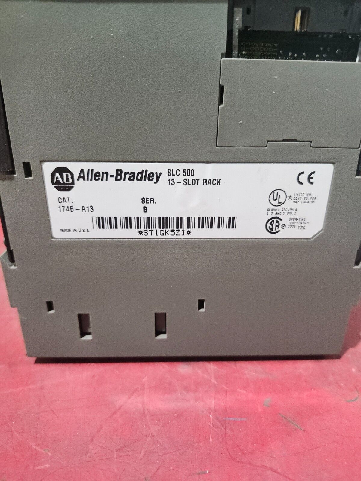 USED ALLEN BRADLY SLC 500 13-SLOT RACK 1746-A13,SLC 500 POWER SUPPLY 1746-P2