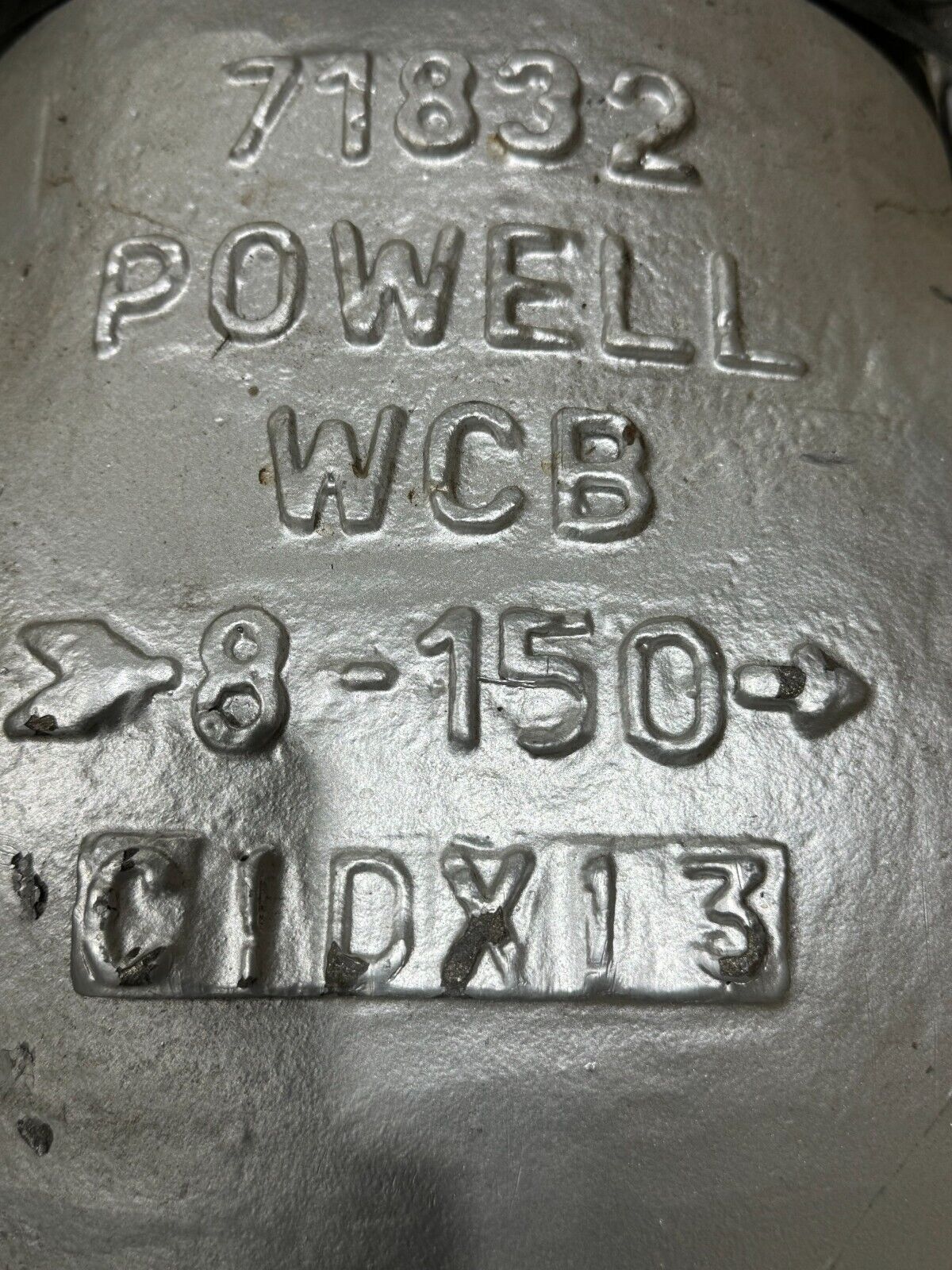 NEW 8" POWELL WCB FLANGED 71832 150 CHECK VALVE CIDX13