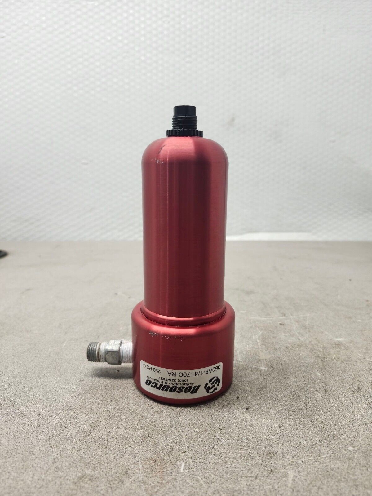 NEW NO BOX RESOURCE FILTER HOUSING 360AF-1/4"-70C-RA