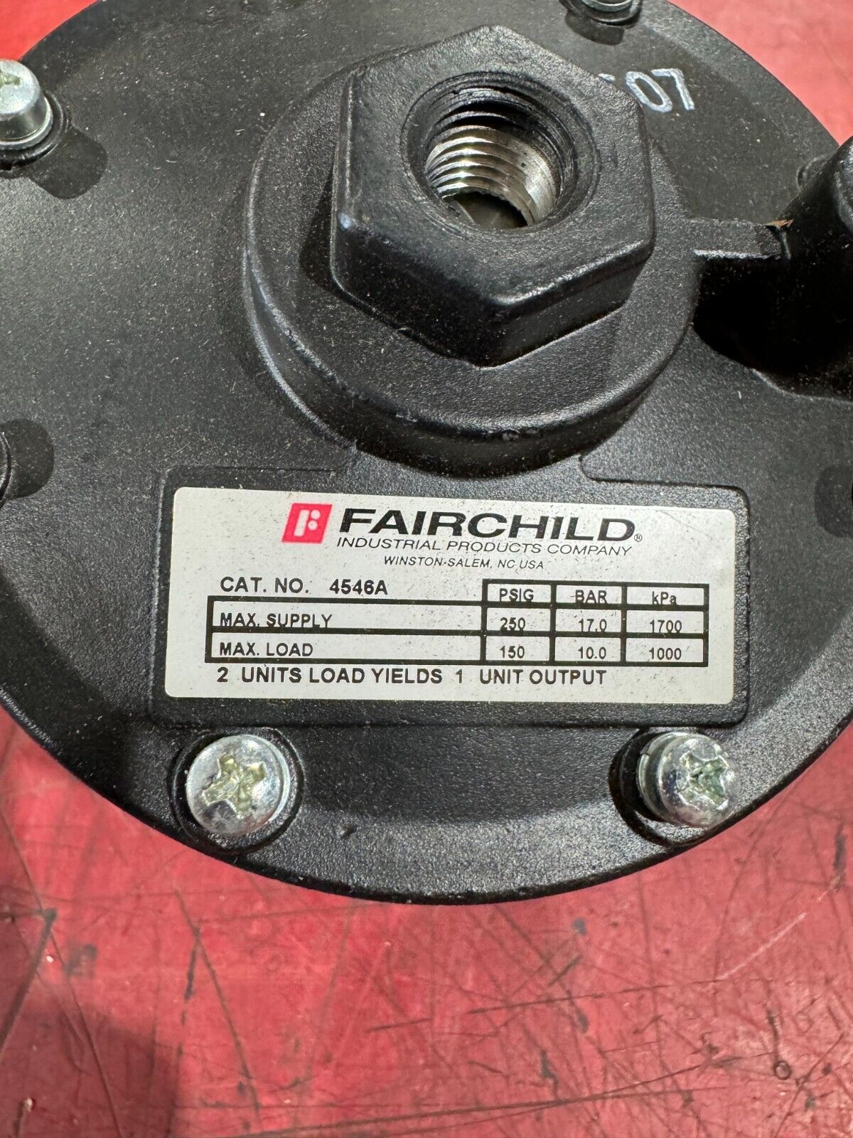 NEW FAIRCHILD PNEUMATIC Air Pressure Volume Booster 4546A