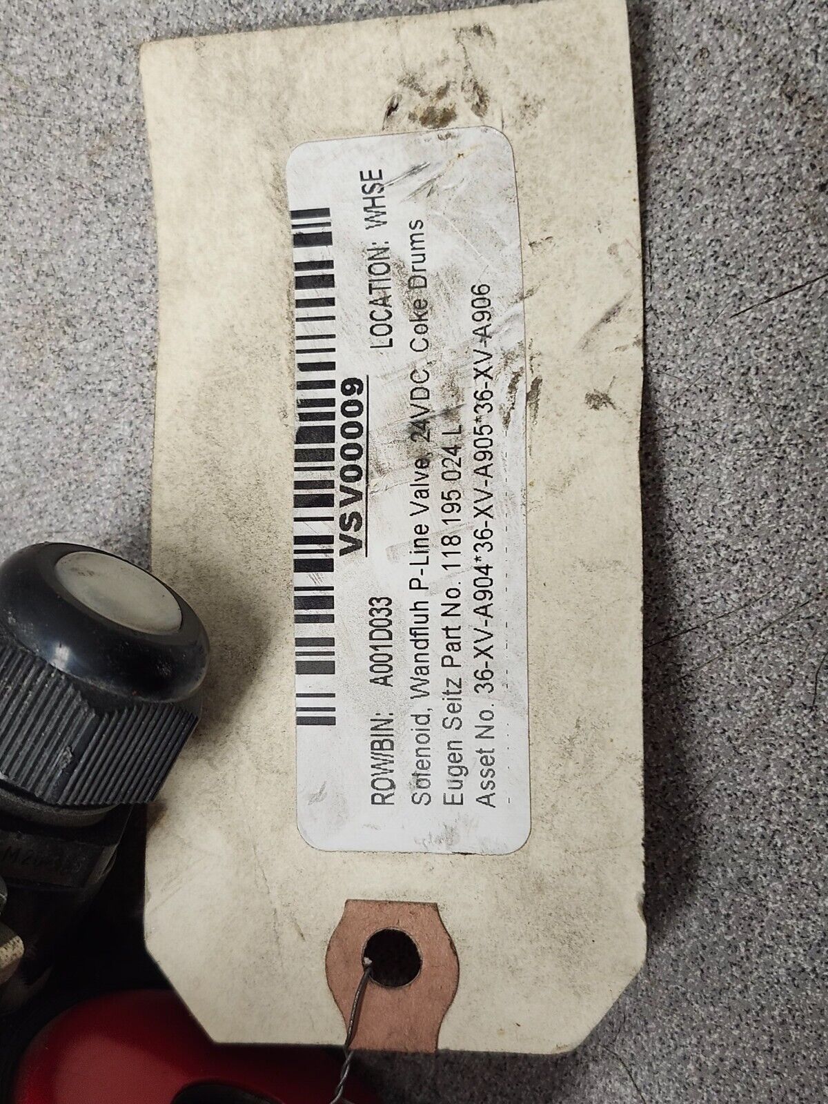 NEW WANDFLUH 24VDC. P-LINE VALVE 118 195 024 L