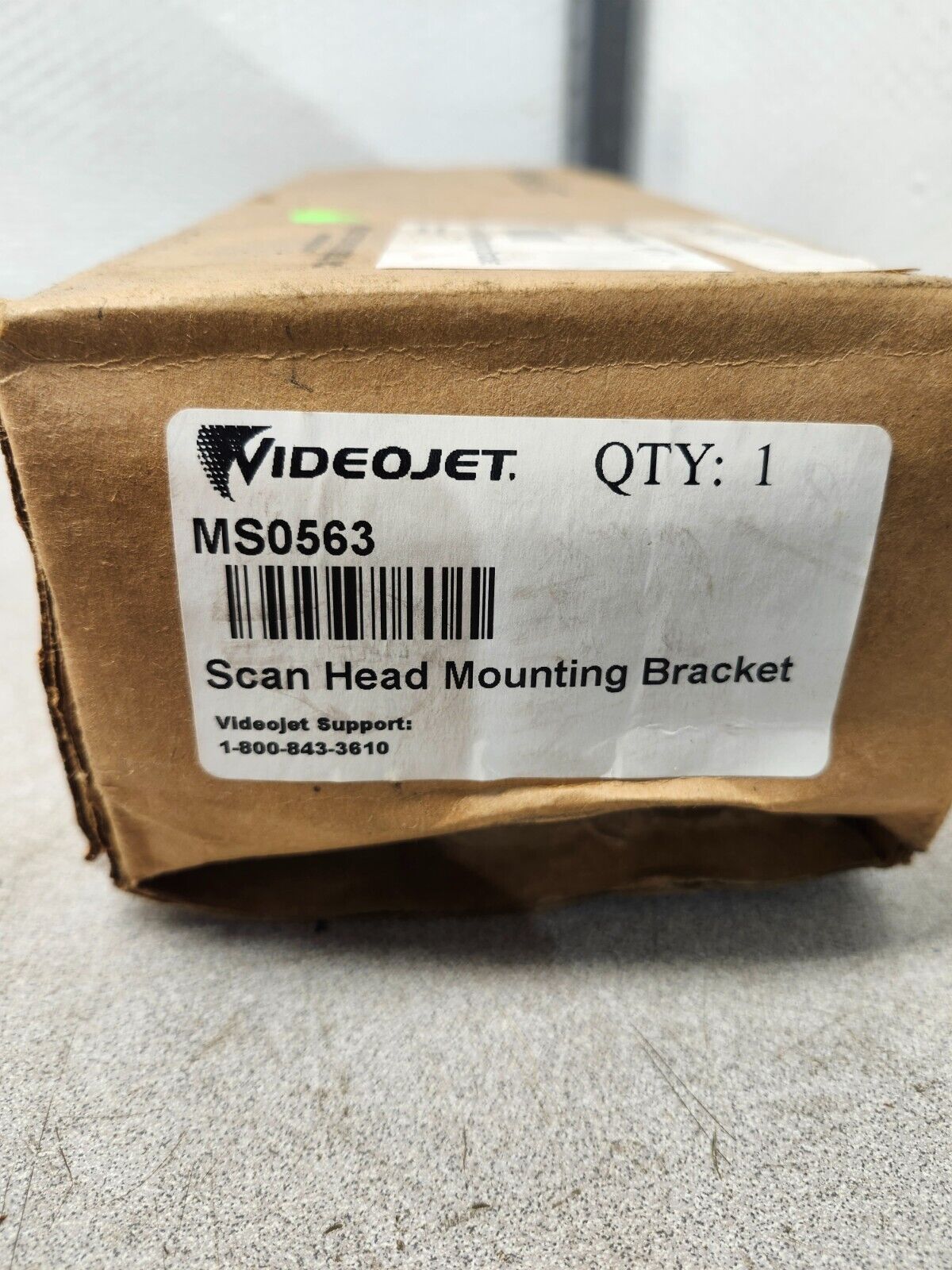 NEW IN BOX VIDEOJET SCAN HEAD MOUNTING BRACKET MS0563