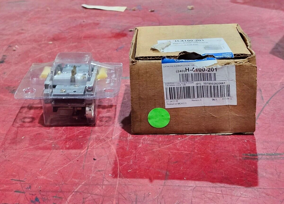 NEW IN BOX JOHNSON CONTROLS DIRECT ACTING HORIZONTAL HUMIDISTAT H-4100-201