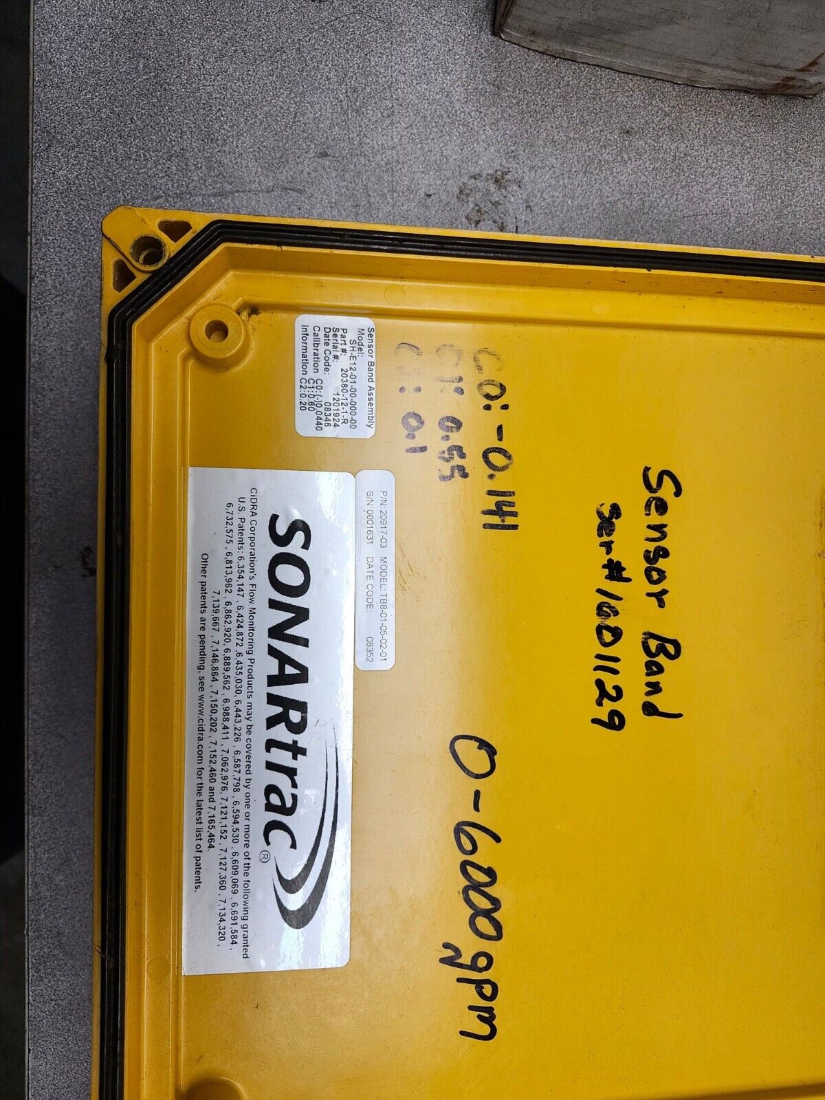 USED NO BOX Cidra Sonartrac Flow Monitoring System 100-240v-ac TB8-01-05-02-01