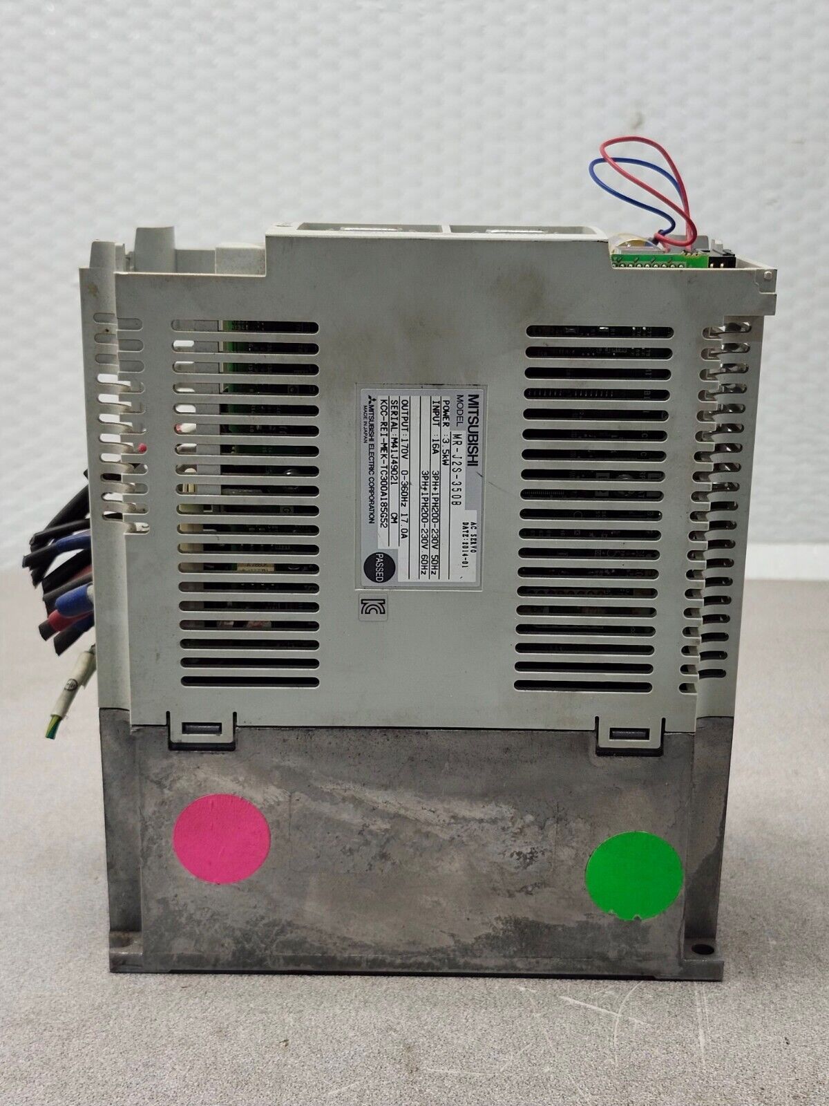 USED NO BOX Mitsubishi AC Servo Amplifier Automation Drives MR-J2S-350B