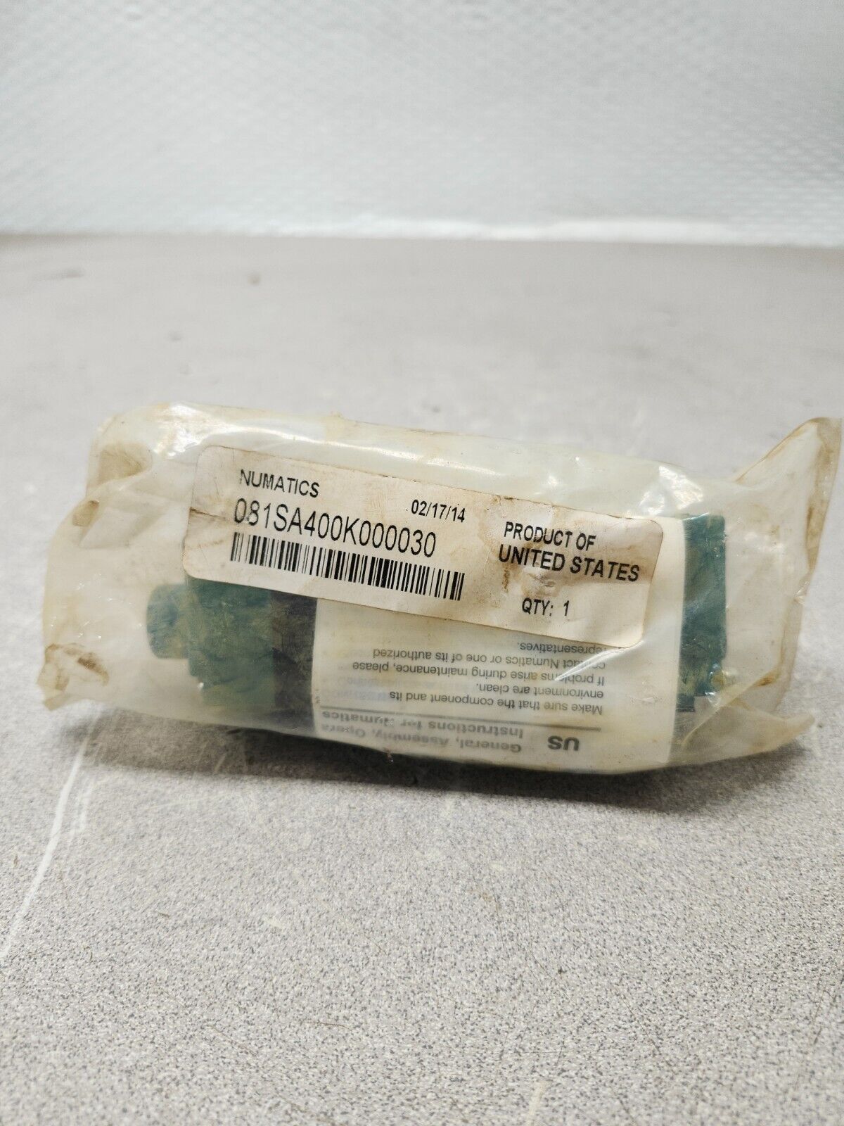 NEW IN PACKAGE NUMATICS 081SA400K000030 SOLENOID VALVE 150PSIG 15A