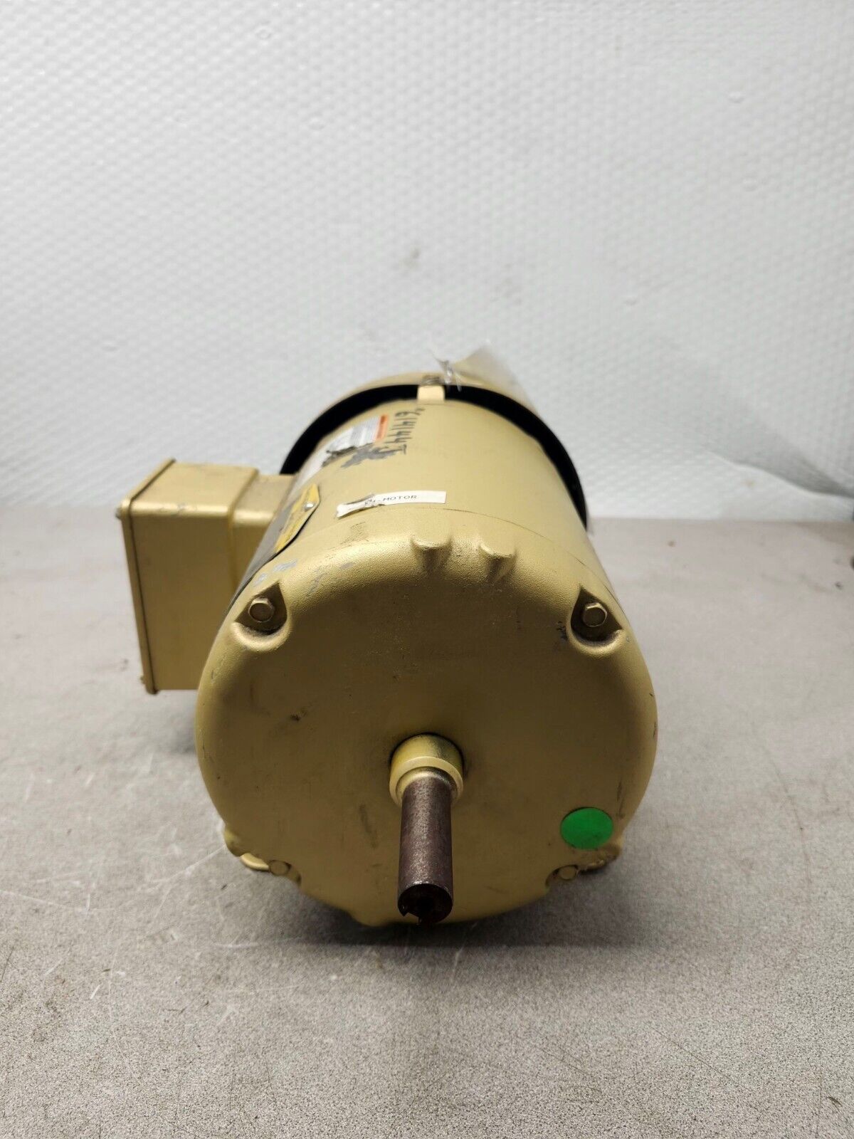 USED BALDOR 1HP ELECTRIC MOTOR 230/460V. 3,450RPM SUPER E EM3545