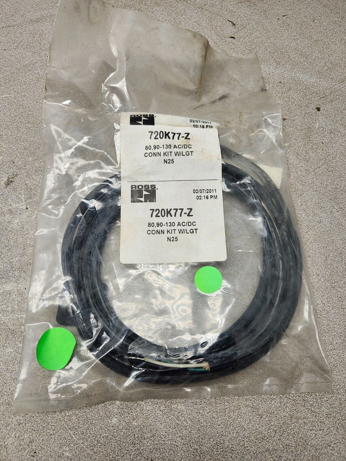 NEW IN BAG LOT OF 2 ROSS CONN KIT 720K77-A