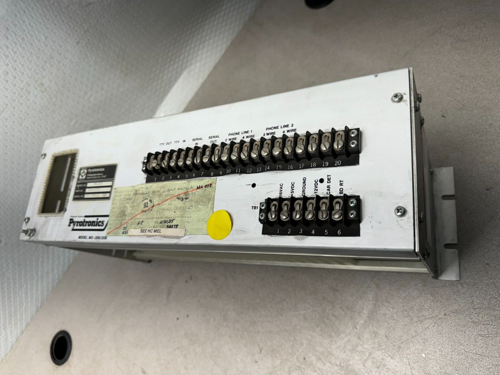 NEW NO BOX PYROTRONICS UNIT MDL-MX-208 MX-200/208 100-014701