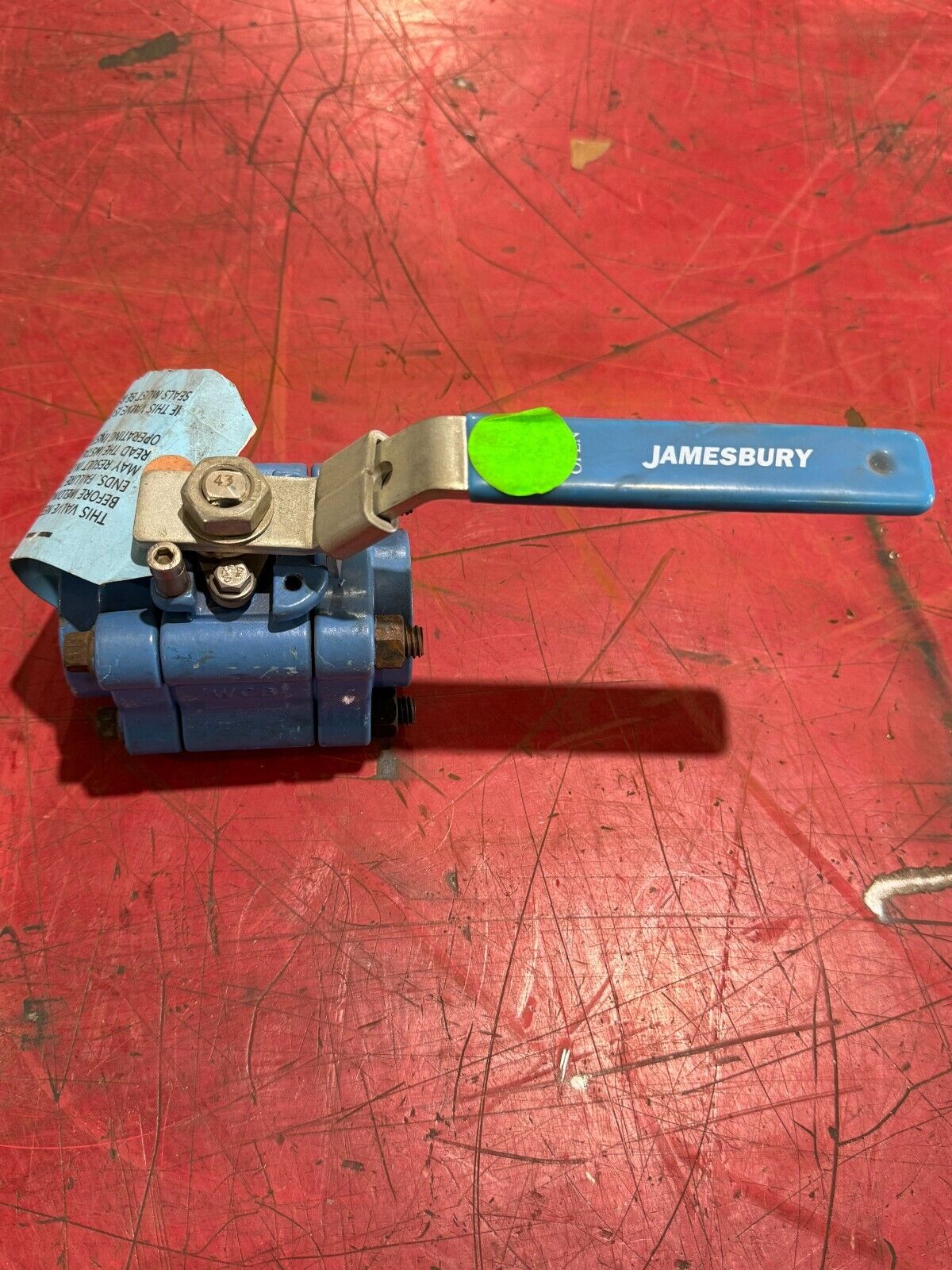 NEW JAMESBURY 1" 316SS BALL/STEM BALL VALVE 4CXB 22HB LGB171