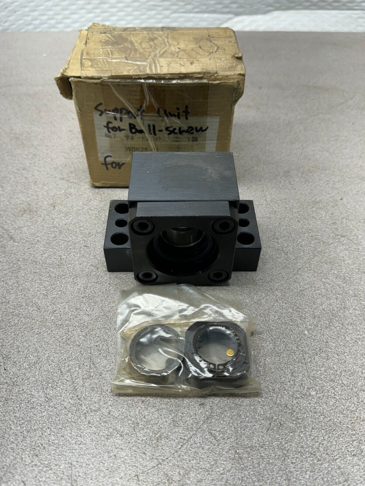 NEW IN BOX NSK SUPPORT UNIT FOR BALL SCREW UNIT WBK25-01